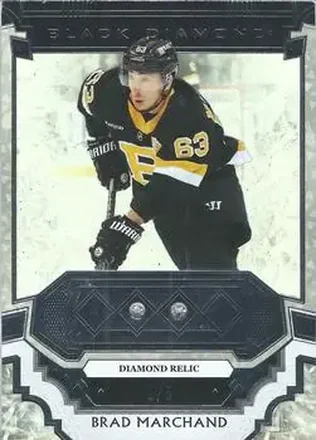 2023-24 Upper Deck Black Diamond - Diamond Relics #BDB-BM - Brad Marchand - Boston Bruins