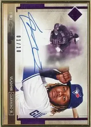 2020 Topps Transcendent Collection - Transcendent Collection Autographs Variation Purple #TCAV-VGJ - Vladimir Guerrero Jr. - Toronto Blue Jays