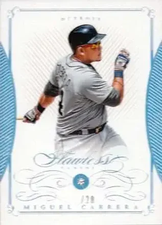 2016 Panini Flawless #34 - Miguel Cabrera - Detroit Tigers