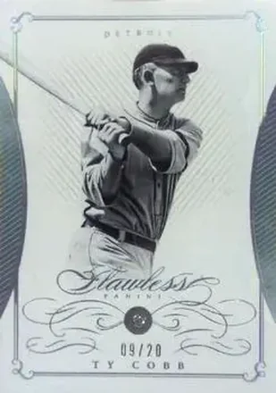 2016 Panini Flawless #48 - Ty Cobb - Detroit Tigers