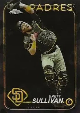 2024 Topps Chrome Update Sapphire Edition - Black Sapphire #USCS34 - Brett Sullivan - San Diego Padres