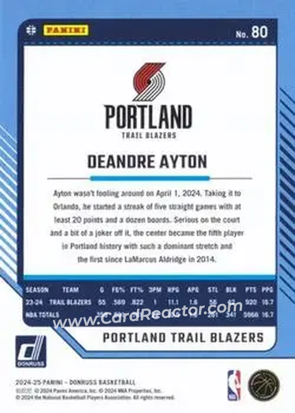 Back of Deandre Ayton