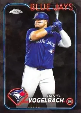 2024 Topps Chrome Update Sapphire Edition - Black Sapphire #USCS79 - Dan Vogelbach - Toronto Blue Jays