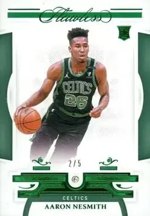 2020-21 Panini Flawless - Emerald #90 - Aaron Nesmith - Boston Celtics