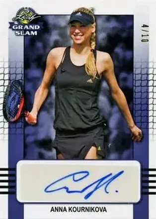 2018 Leaf Grand Slam - Blue #BA-AK2 - Anna Kournikova