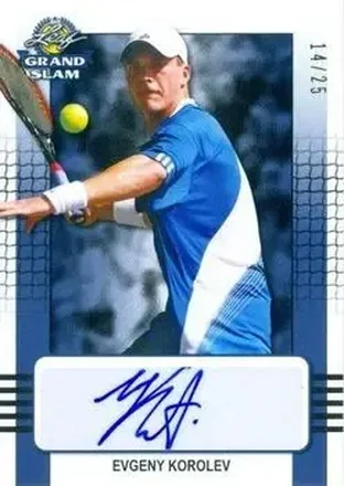 2018 Leaf Grand Slam - Blue #BA-EK1 - Evgeny Korolev