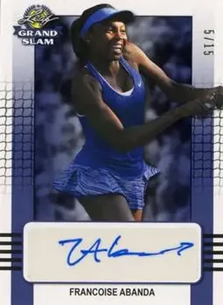 2018 Leaf Grand Slam - Blue #BA-FA1 - Francoise Abanda