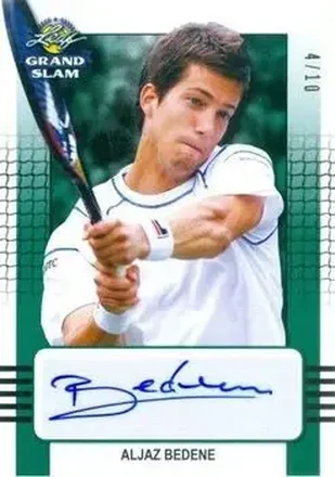 2018 Leaf Grand Slam - Green #BA-AB1 - Aljaz Bedene