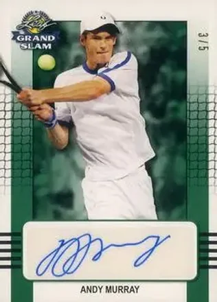 2018 Leaf Grand Slam - Green #BA-AM1 - Andy Murray