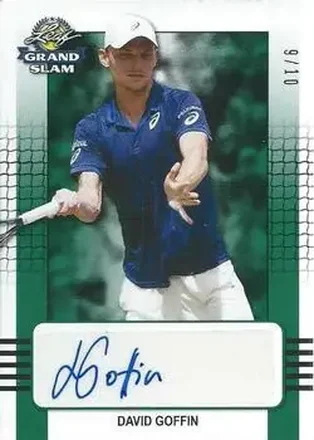 2018 Leaf Grand Slam - Green #BA-DG1 - David Goffin