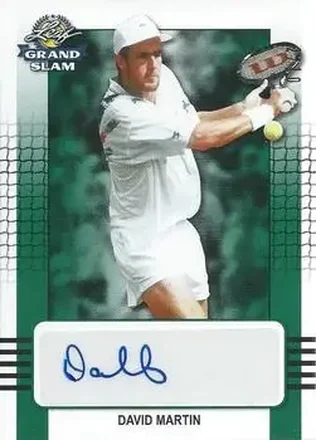 2018 Leaf Grand Slam - Green #BA-DM1 - David Martin