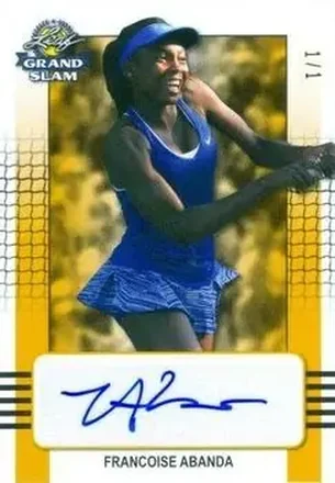 2018 Leaf Grand Slam - Gold #BA-FA1 - Francoise Abanda