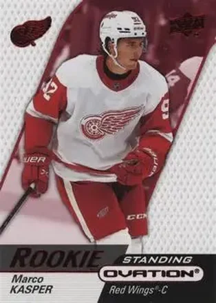 2023-24 Upper Deck Ovation - Standing Ovation Red #103 - Marco Kasper - Detroit Red Wings