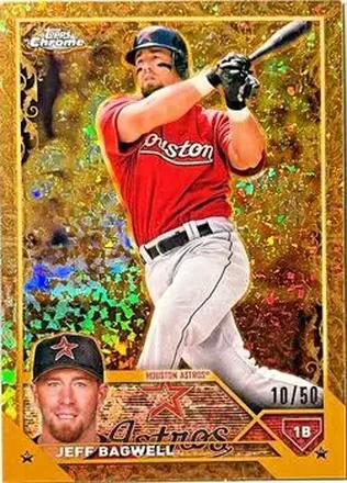 2023 Topps Gilded Collection - Mini-Diamond Gold Etch Refractors #59 - Jeff Bagwell - Houston Astros
