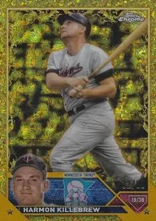 2023 Topps Gilded Collection - Mini-Diamond Gold Etch Refractors #62 - Harmon Killebrew - Minnesota Twins
