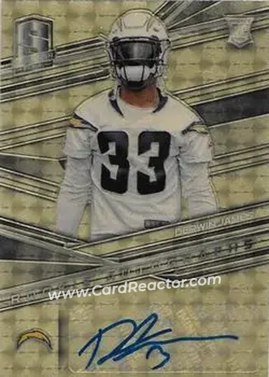 2018 Panini Spectra - Gold #179 - Derwin James Jr. - Los Angeles Chargers - Front 2018 Panini Spectra - Gold #179 - Derwin James Jr. - Los Angeles Chargers - Front