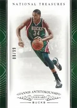 2014-15 Panini National Treasures #4 Giannis Antetokounmpo