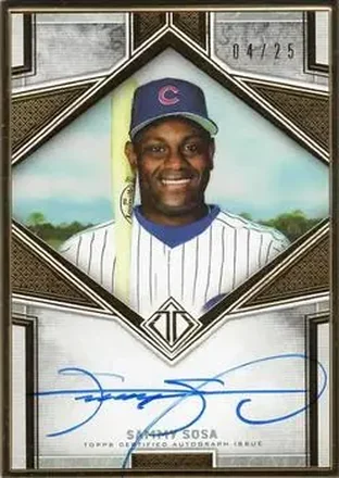 2019 Topps Transcendent Collection - Transcendent Autographs #TCA-SS - Sammy Sosa - Chicago Cubs