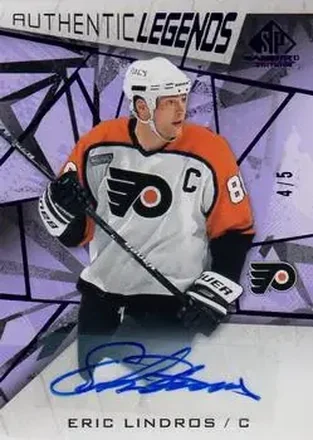 2021-22 SP Game Used - Purple Fragment #116 - Eric Lindros - Philadelphia Flyers