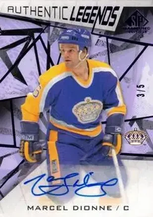 2021-22 SP Game Used - Purple Fragment #118 - Marcel Dionne - Los Angeles Kings