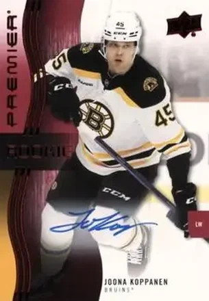 2023-24 Upper Deck Premier - Auto #108 - Joona Koppanen - Boston Bruins