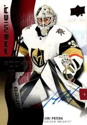 2023-24 Upper Deck Premier - Auto #136 - Jiri Patera - Vegas Golden Knights