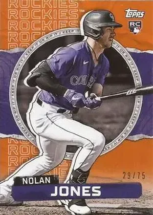 2023 Topps Rip - Orange #61 - Nolan Jones - Colorado Rockies