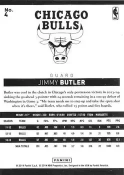 Back of Jimmy Butler