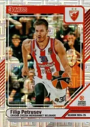 2024-25 Donruss EuroLeague #4 Filip Petrušev