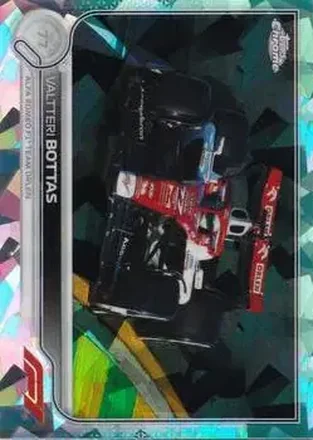 2022 Topps Chrome Sapphire Edition Formula 1 - Aqua #59 - Valtteri Bottas - Alfa Romeo Racing Orlen