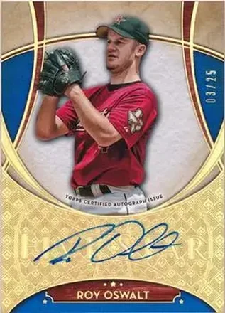 2017 Topps Five Star - Base Autograph Blue #FSA-RO - Roy Oswalt - Houston Astros