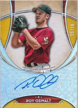 2017 Topps Five Star - Base Autograph Gold #FSA-RO - Roy Oswalt - Houston Astros