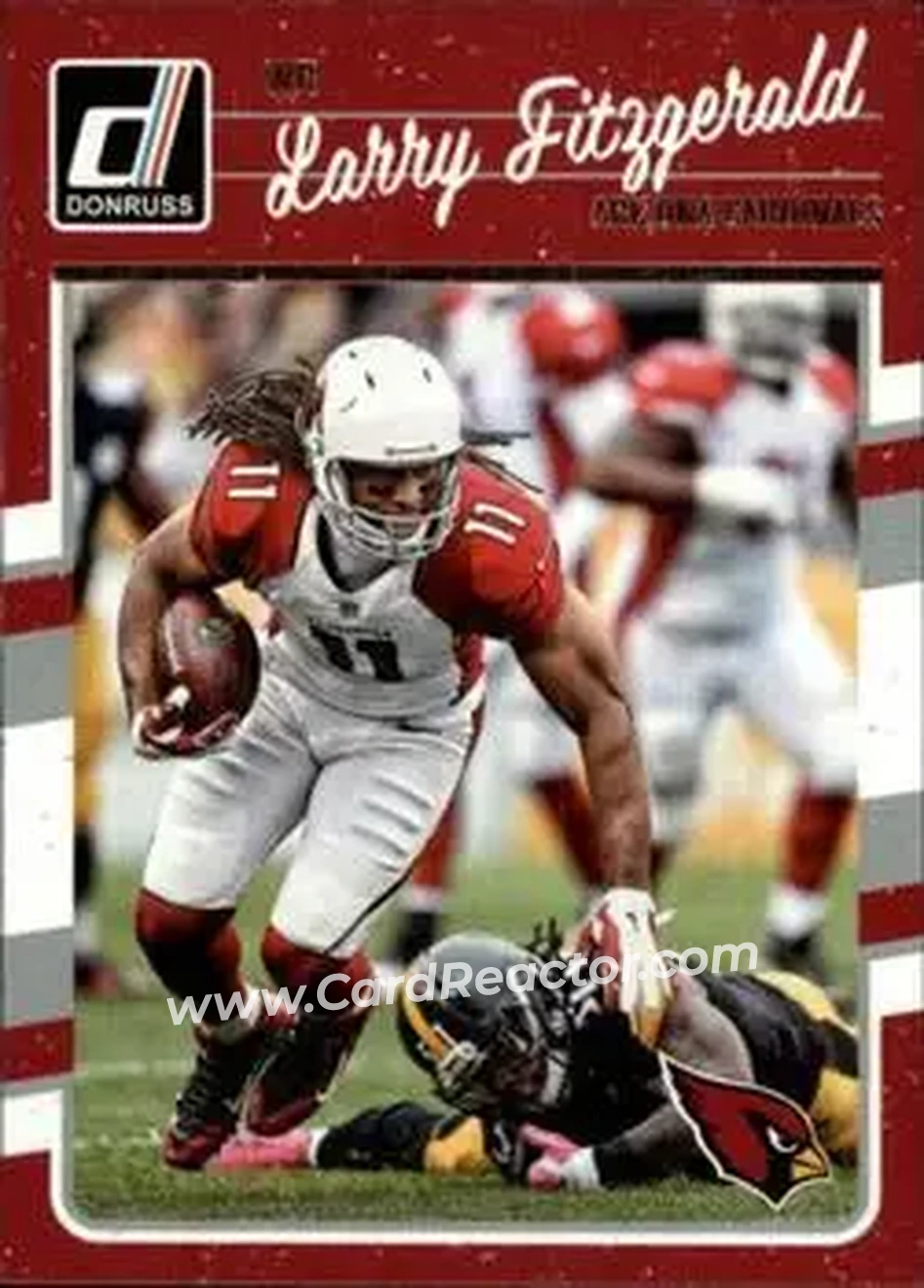 2016 Donruss #2 - Larry Fitzgerald - Arizona Cardinals - Front