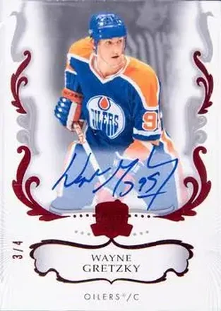 2023-24 Upper Deck The Cup - Red Foil #75 - Wayne Gretzky - Edmonton Oilers