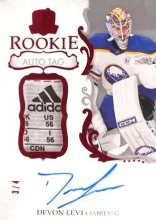 2023-24 Upper Deck The Cup - Red Foil #113 - Devon Levi - Buffalo Sabres