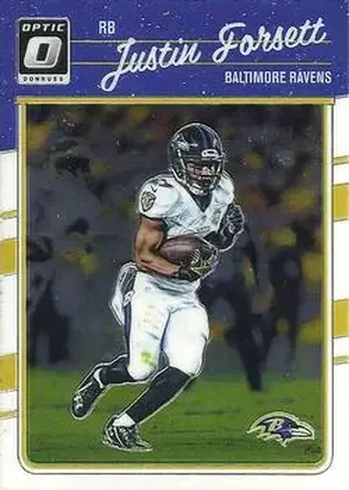 2016 Donruss Optic #8 - Justin Forsett - Baltimore Ravens