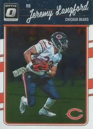 2016 Donruss Optic #18 - Jeremy Langford - Chicago Bears