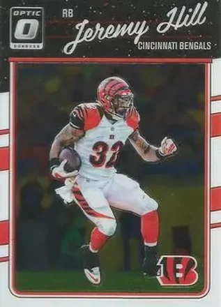 2016 Donruss Optic #21 - Jeremy Hill - Cincinnati Bengals