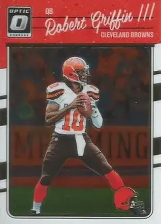 2016 Donruss Optic #23 - Robert Griffin III - Cleveland Browns