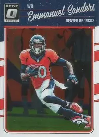 2016 Donruss Optic #31 - Emmanuel Sanders - Denver Broncos