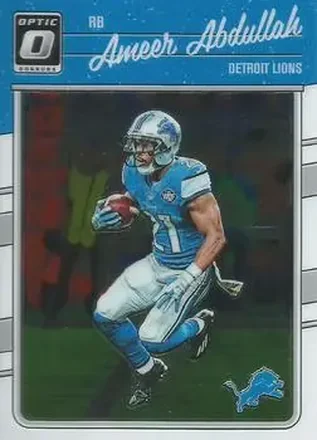 2016 Donruss Optic #34 - Ameer Abdullah - Detroit Lions