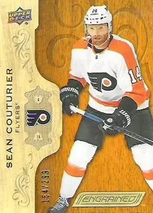 2018-19 Upper Deck Engrained #12 - Sean Couturier - Philadelphia Flyers