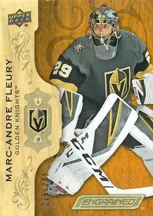 2018-19 Upper Deck Engrained #15 - Marc-Andre Fleury - Vegas Golden Knights