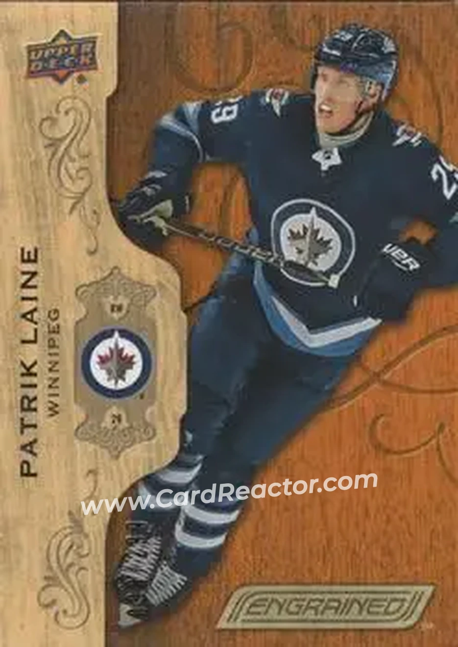 2018-19 Upper Deck Engrained #21 - Patrik Laine - Winnipeg Jets - Front