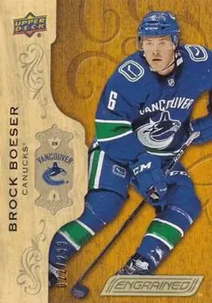 2018-19 Upper Deck Engrained #23 - Brock Boeser - Vancouver Canucks
