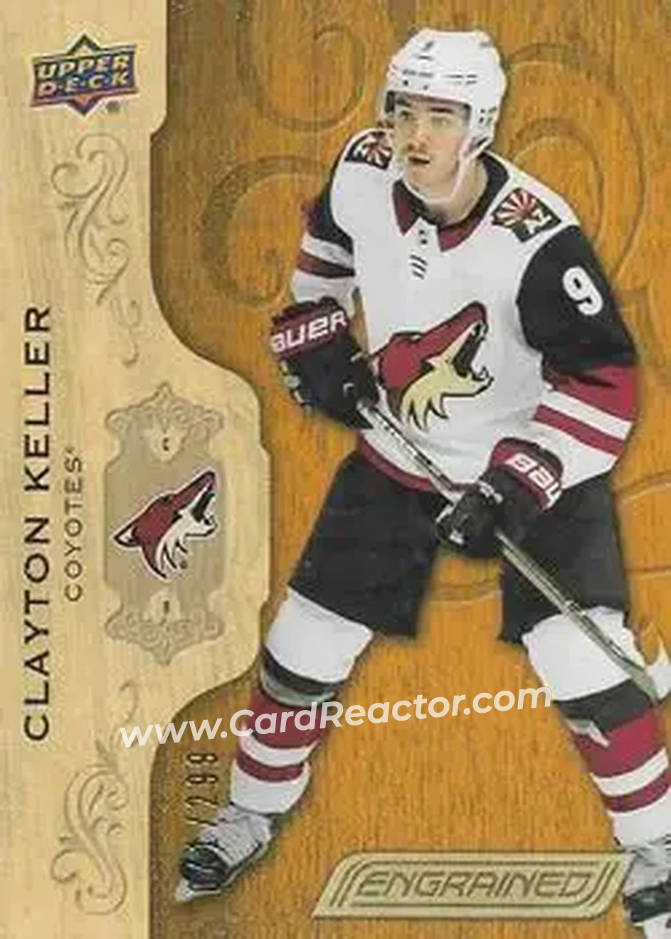 2018-19 Upper Deck Engrained #29 - Clayton Keller - Arizona Coyotes - Front 2018-19 Upper Deck Engrained #29 - Clayton Keller - Arizona Coyotes - Front