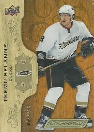 2018-19 Upper Deck Engrained #32 - Teemu Selanne - Anaheim Ducks
