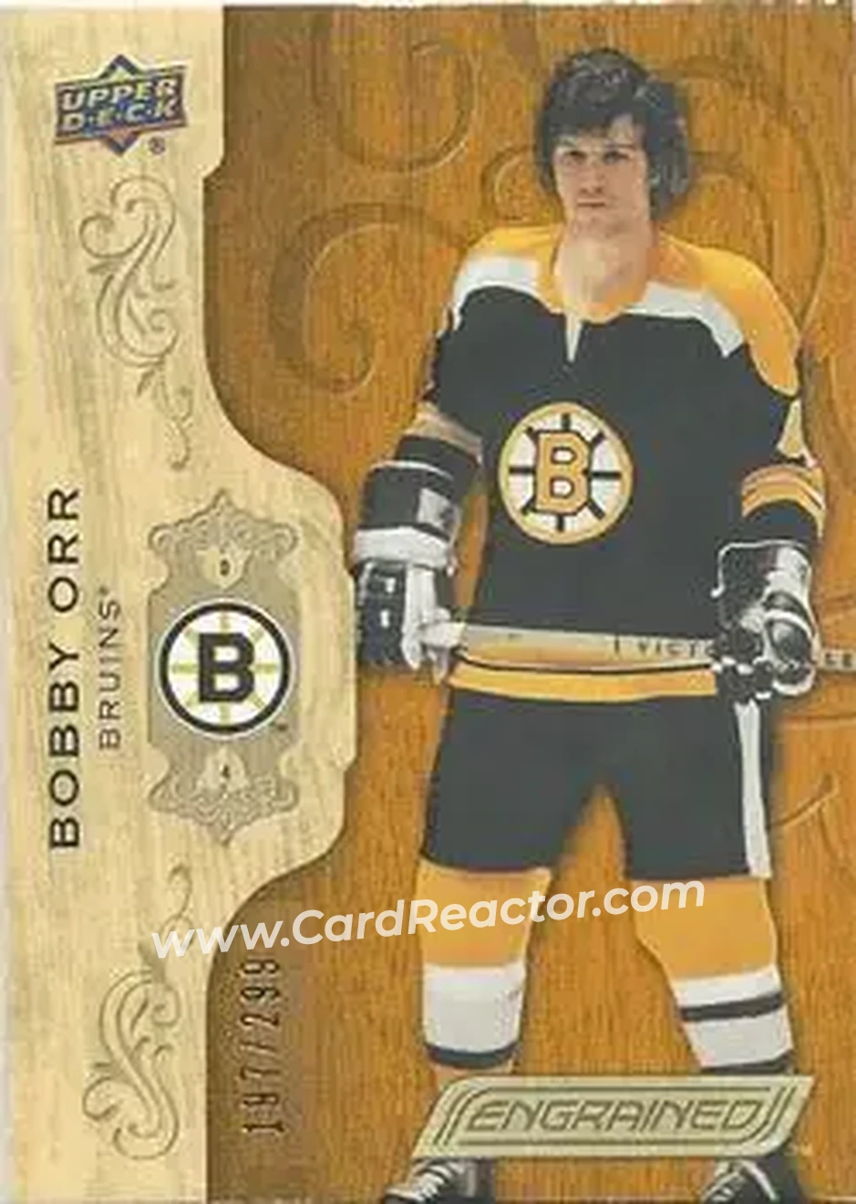 2018-19 Upper Deck Engrained #33 - Bobby Orr - Boston Bruins - Front
