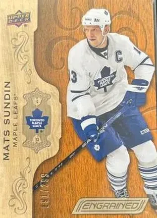 2018-19 Upper Deck Engrained #36 - Mats Sundin - Toronto Maple Leafs