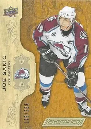 2018-19 Upper Deck Engrained #38 - Joe Sakic - Colorado Avalanche
